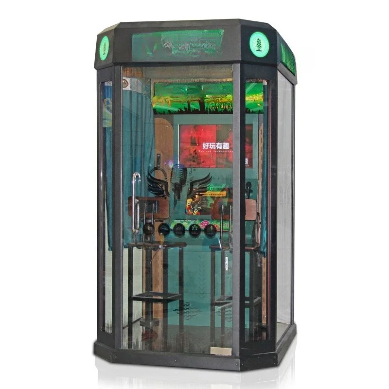 Reading booth singing machine, mini KTV room jukebox, mobile singing room, self-service military camp jukebox