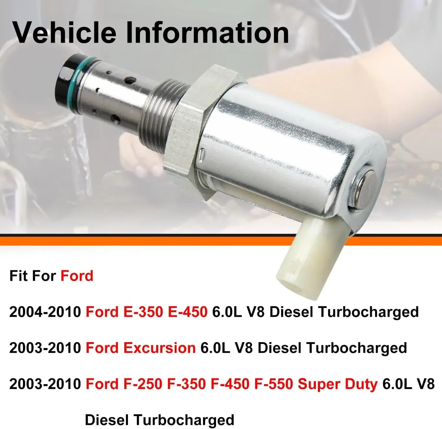 IPR Injection Pressure Regulator Valve for 03-10 Ford F250 F350 6.0L Powerstroke FPR-1043