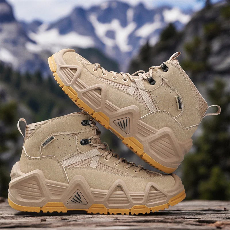 

Уличная походная дышащая многофункциональная мотоциклетная обувь с ремнями для боевой подготовки, мужские тактические ботинки с водонепроницаемыми ремнями