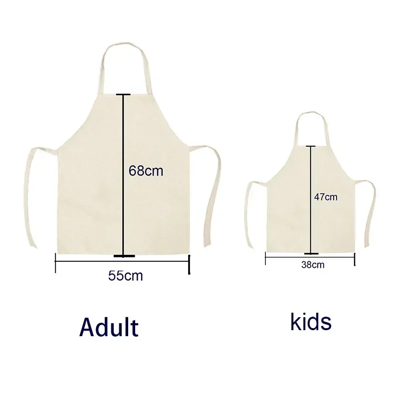 Cute Cartoon Animals Printed kitchen Apron for Children Adult House Cleaning Women Men Apron Goods for Home kitchen Apron