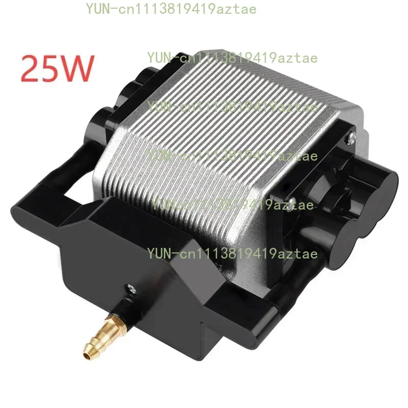 12V 24V 25W DC Fish Compressor Ultra Quiet Aquarium Air Pump Strong Flow Adjustable for Pond Marine Pool Restaurant Seafood