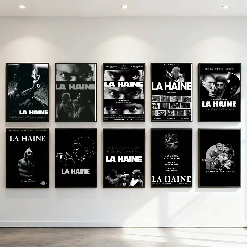 La Haine 1995 Movies Prints The Hate Vintage Poster Art Print Anime Style Home Decor Ideal Gift Perfect Room Decor