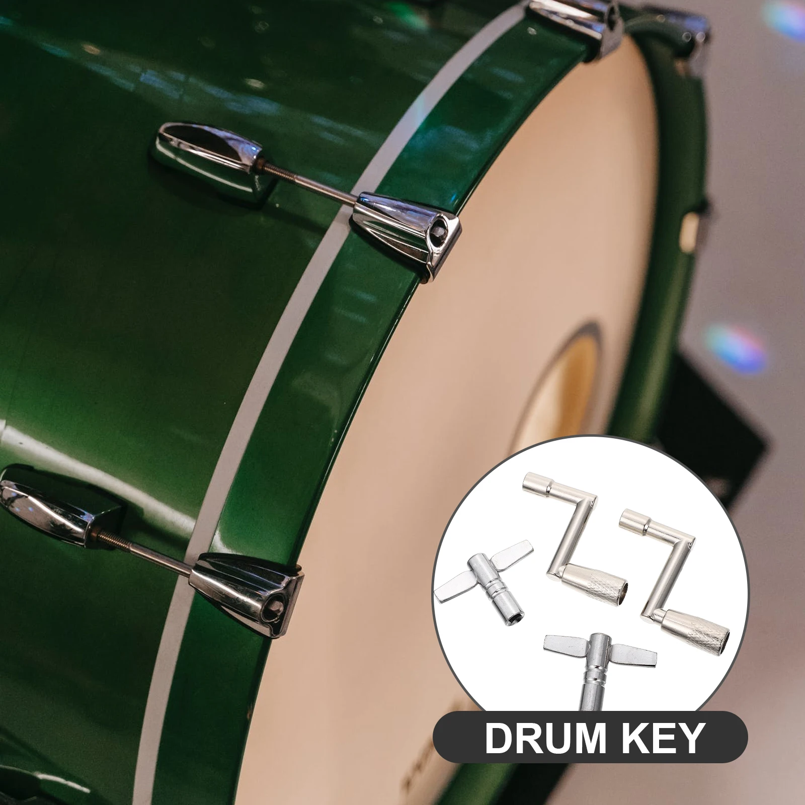 

4 Pcs Drum Key Wrench Tuner Tool Accessories Tuning Drums Tools Adjustable Keys for