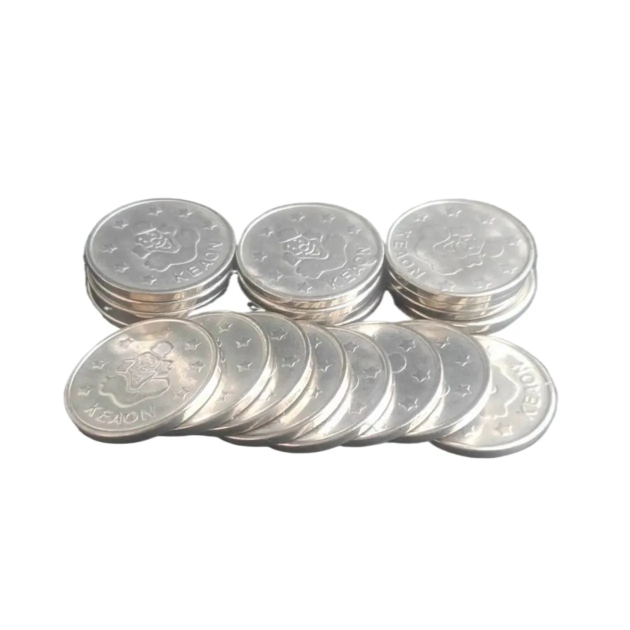 

3000 шт., металлические аркадные фотообои 24,2*1,85 мм, логотип клоуна из нержавеющей стали, аркадные Фотообои