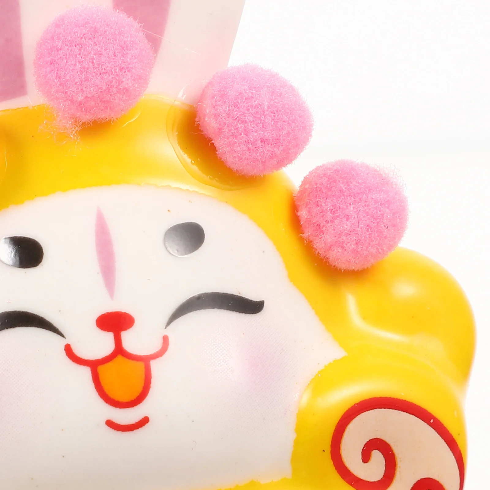 

1Set Ceramic Rabbit Figurines Cartoon Bunny Decoration Desktop Car Lucky 2023 New Year Zodiac Mascot Rabbit Year Mascot