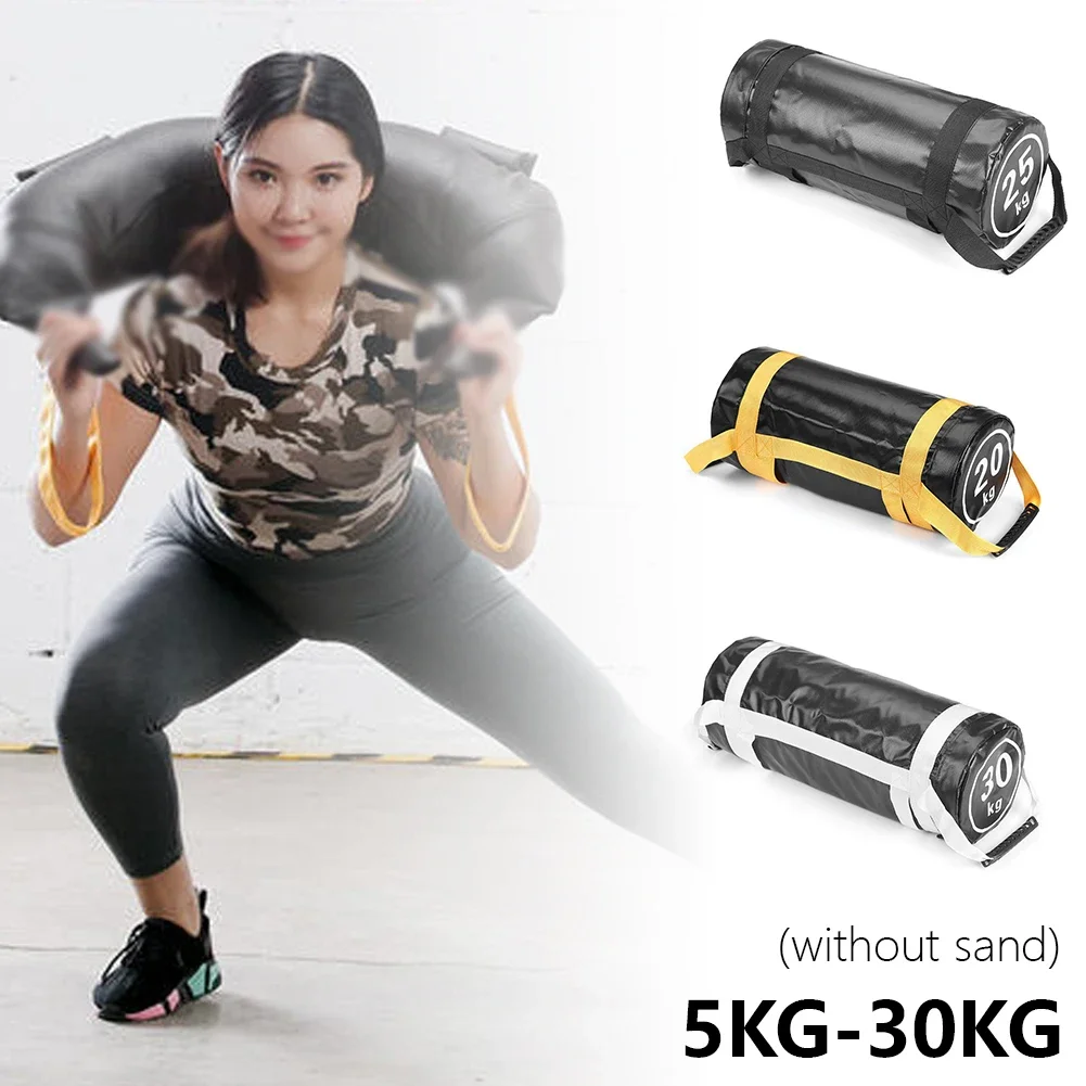 Fitness Sandbag 5-30kg Weight Lifting Sandbag Unfilled Exercise Sandbag for Body Building Gym Sports Muscle  Strength Training