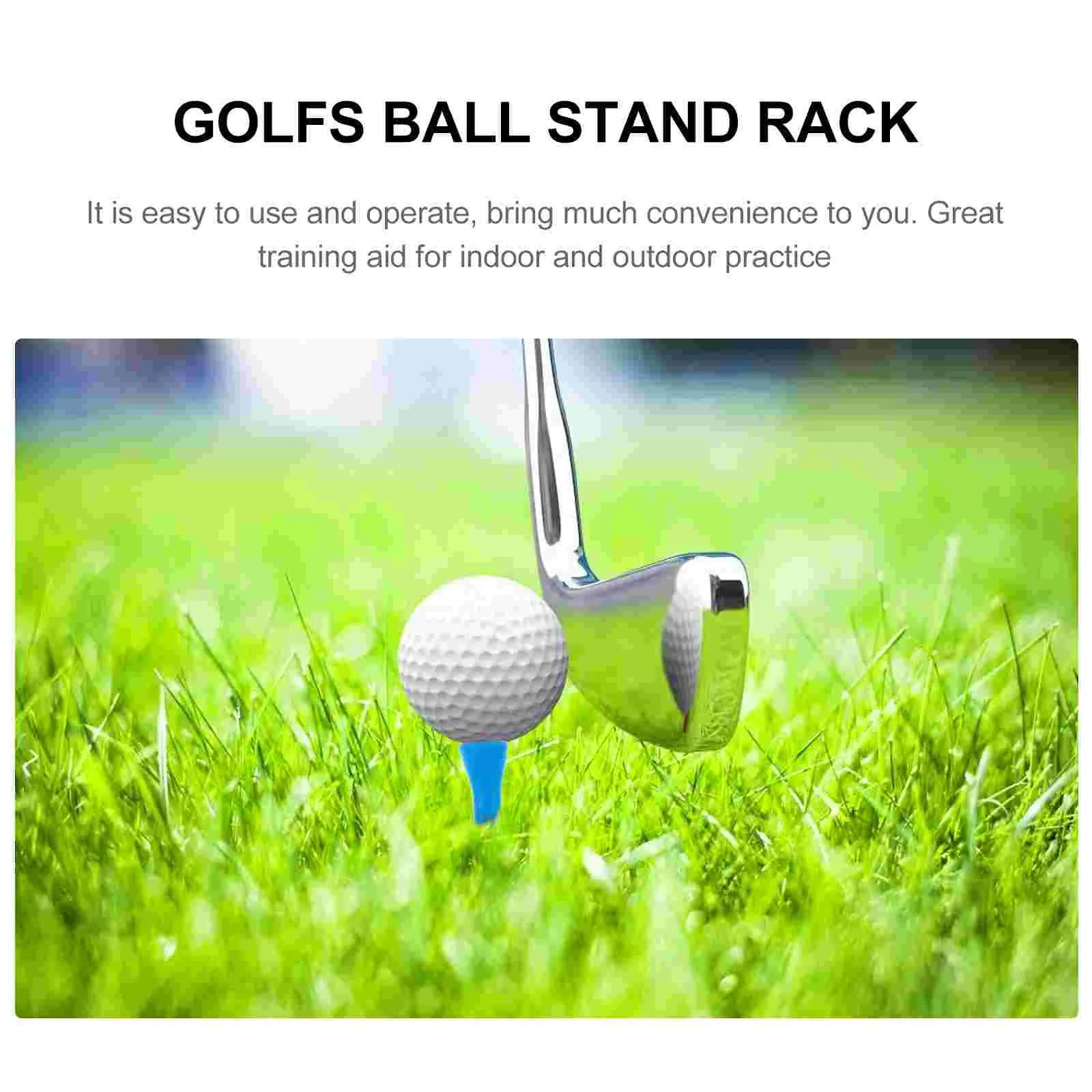 3 Pcs Soft Rubber Ball Nail Golfs Holder Accessories Equipment Tees Supplies Elastic Training