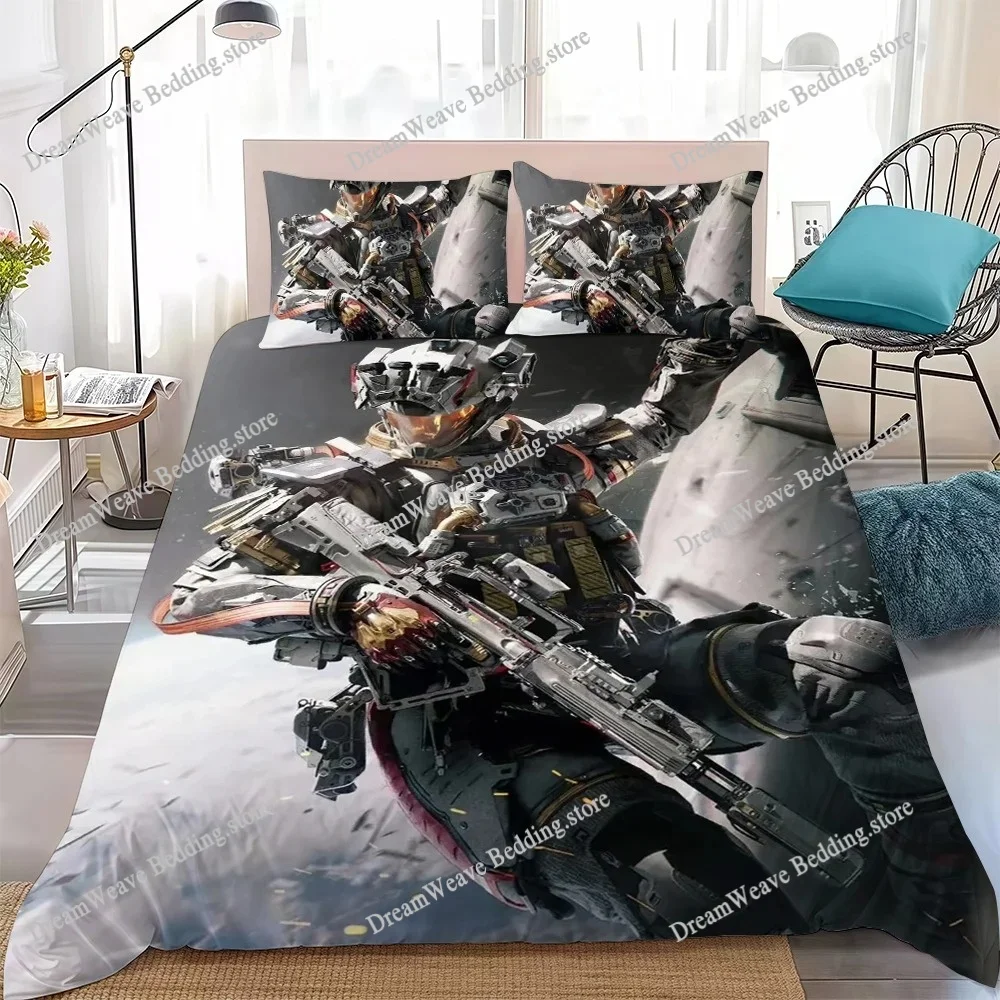 D-Delta Force Game Duvet Cover Set Home Style Bedding Soft Laundry Cotton Bed Student Dormitory Gift