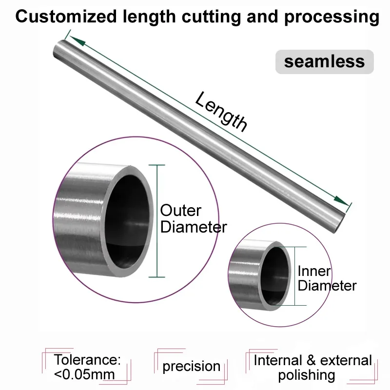 Прецизионная круглая труба из нержавеющей стали 304 ODxID 73x70 73x69 76x73 76x72 76x70 80x76 83x80 85x81 89x86 89x85 89x83 98x93 мм