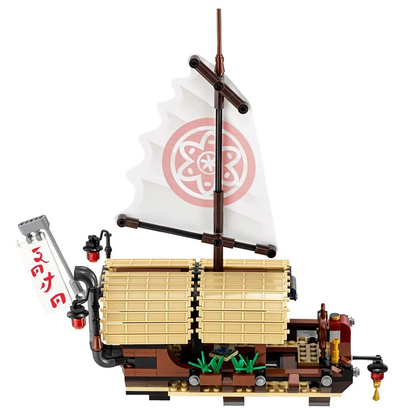 2367Pcs Ninja Ship Blocks Building Sets Bricks Toys Gifts for Kids Children Boyfriend High-Tech 70618 06057 180090