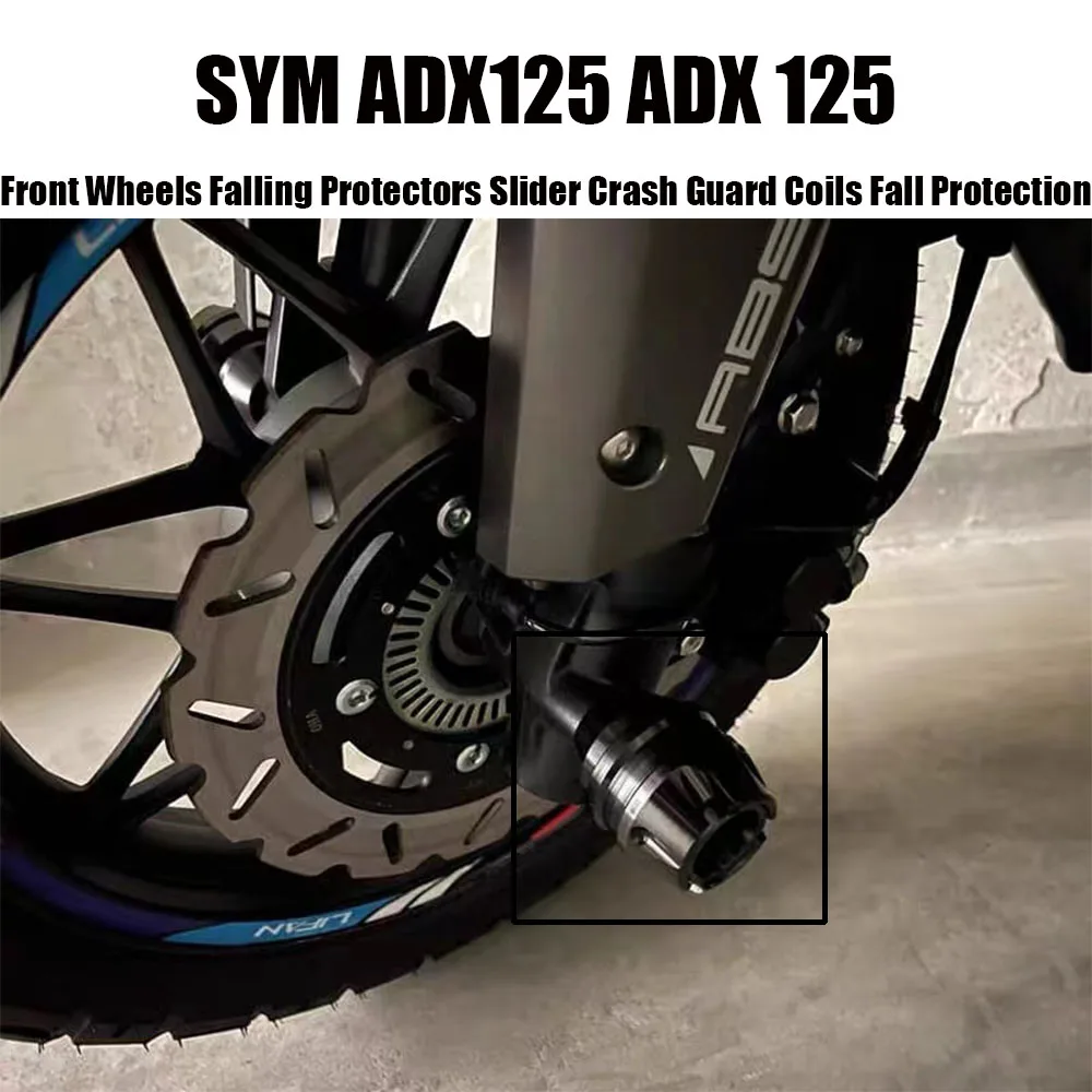 

Motorcycle Front Wheels Falling Protectors Slider Crash Guard Coils Fall Protection For SYM ADX125 ADX 125