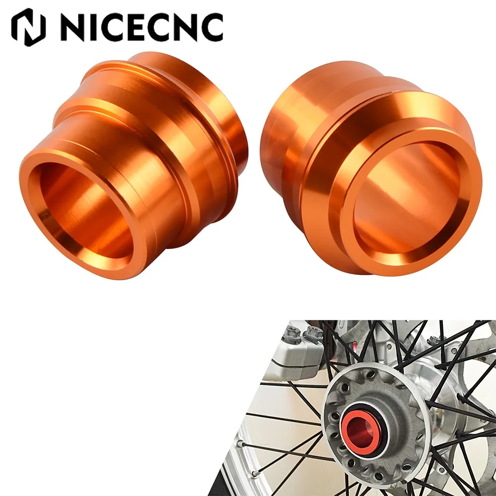 

CNC Motorcycle Front Wheel Spacers Hub Collars For KTM EXC 300 EXC-F 350 2017-2023 125 SX 450 SX-F 2016-2023 XC SX EXC F 125-500