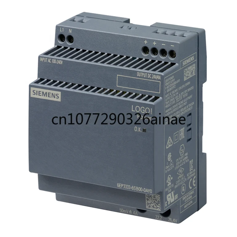 Original Plc Programming Controller Single-Phase Dc 24V/4a Industrial Power Supply...