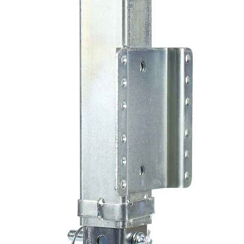 Heavy-duty RV trailer, three-section adjustable square tube balance stability outriggers removable handle load-bearing 3.6 4