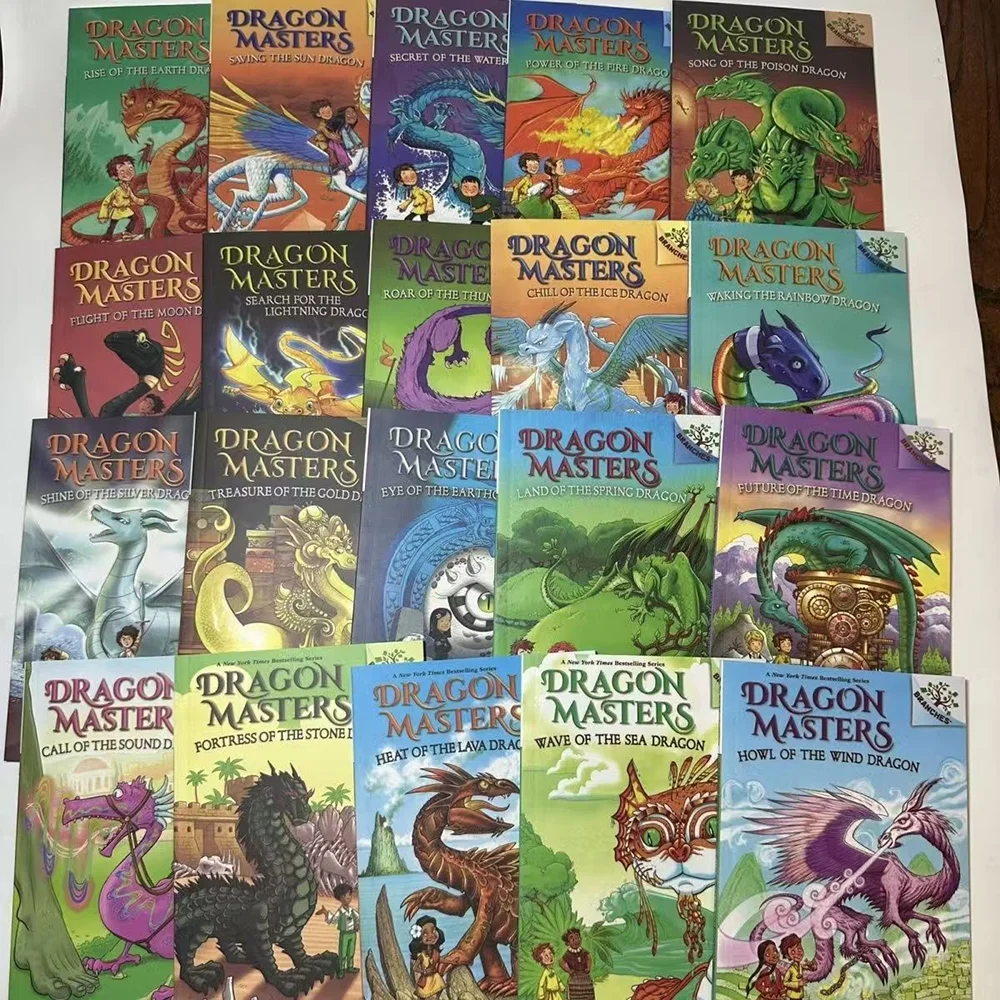 

27 Book/Set Dragon Masters English Story Picture Books for Children Learn English Reading Books for Kids