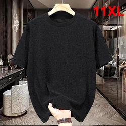 11XL Plus Size T-shirt Men Summer Short Sleeve Tshirt Tops Tees Male Fashion Casual Spot Print Shirt Big Size 10XL 11XL