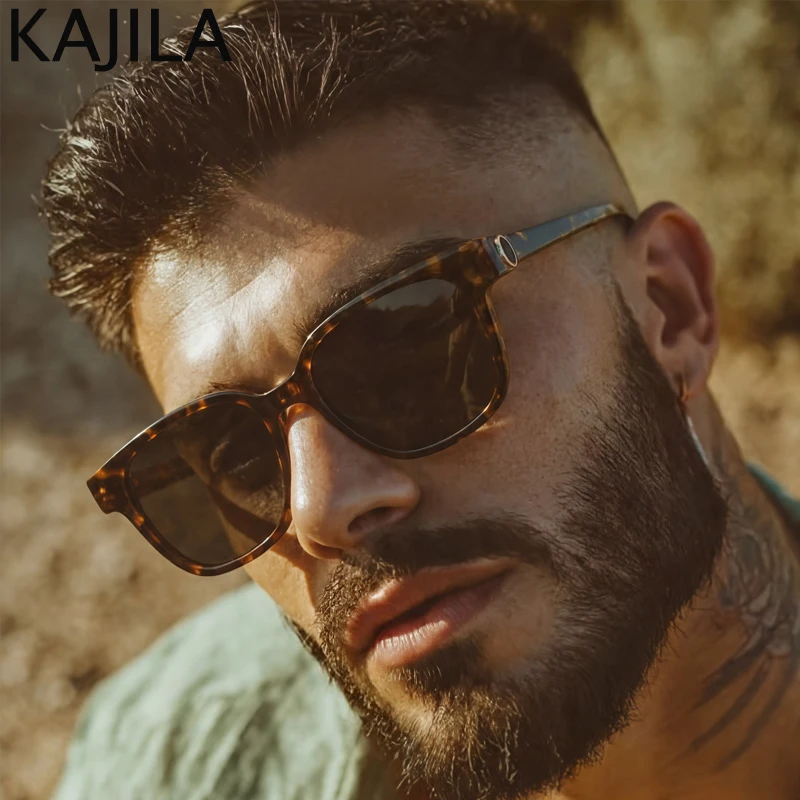 

Oversized Photochromic Square Punk Sunglasses Men Vintage 2026 Luxury Brand Driving Eyewear Leopard Retro Sun Glasses Shades