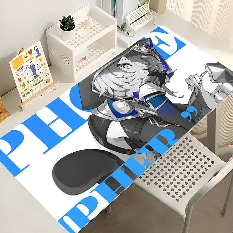 لوحة ماوس مطاطية صغيرة للكمبيوتر الشخصي لوحة مفاتيح الكمبيوتر المحمول سرعة الكمبيوتر Honkai Star Rail Cipher سطح المكتب حصيرة ملحقات الألعاب لوحة الماوس