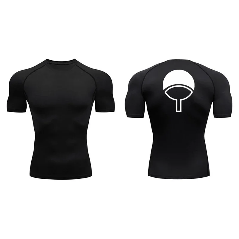 Naruto Anime Men's Sports T-shirt Printed Fitness Gym Quick Drying Sports T-shirt Comfortable and Breathable Street Wear