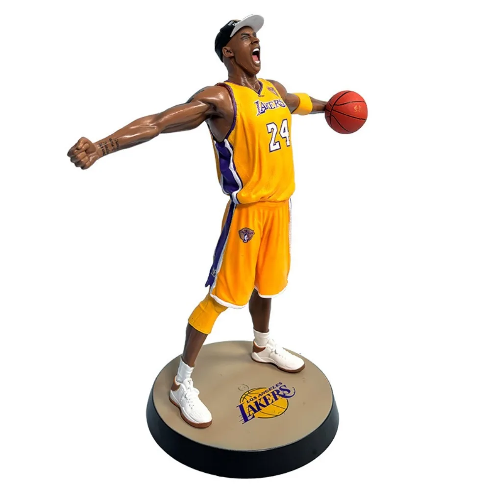 Basketball star Kobe hand puppet Black Mamba victory roar Kobe boxed anime ornaments model figures ornaments gift friends