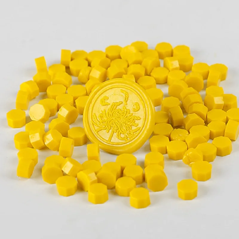 200 Stück Wachsdruckperlen, Wachssiegel für Stempel, Wachslack für Siegel, Retro-Versiegelung, Gold, Hochzeit, Geburtstag, Lacre für die Kartenherstellung