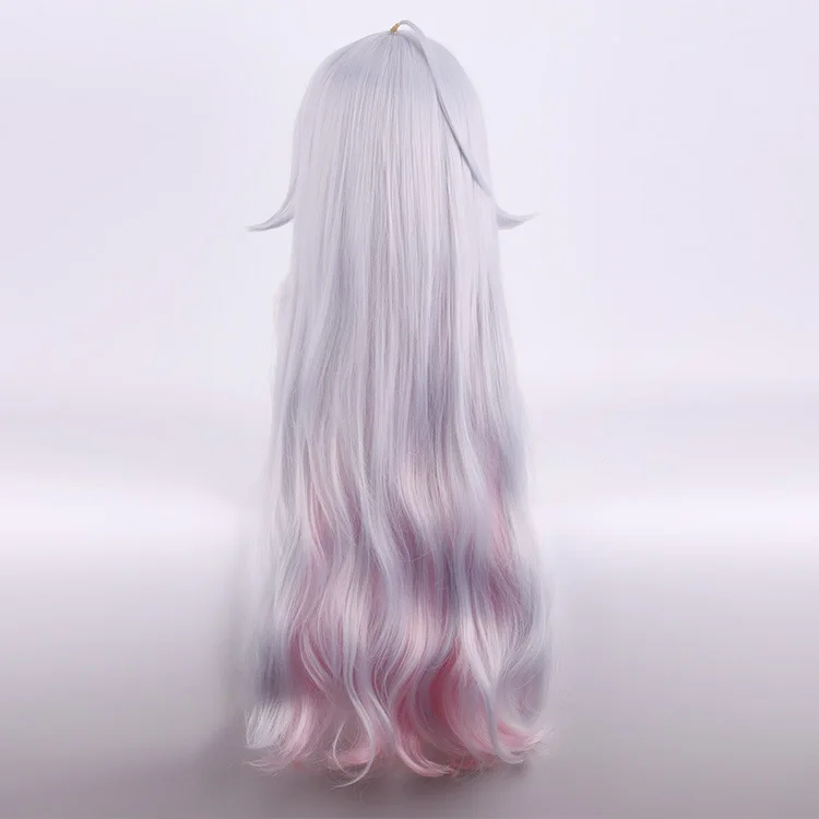 Anime VTuber Kagura Nana Cosplay Perücken Kostüme Kopfbedeckung 70cm Lange Simulierte Kopfhaut Dichte Gemischte Voluminöse Langhaar-Perücken – Detail 4