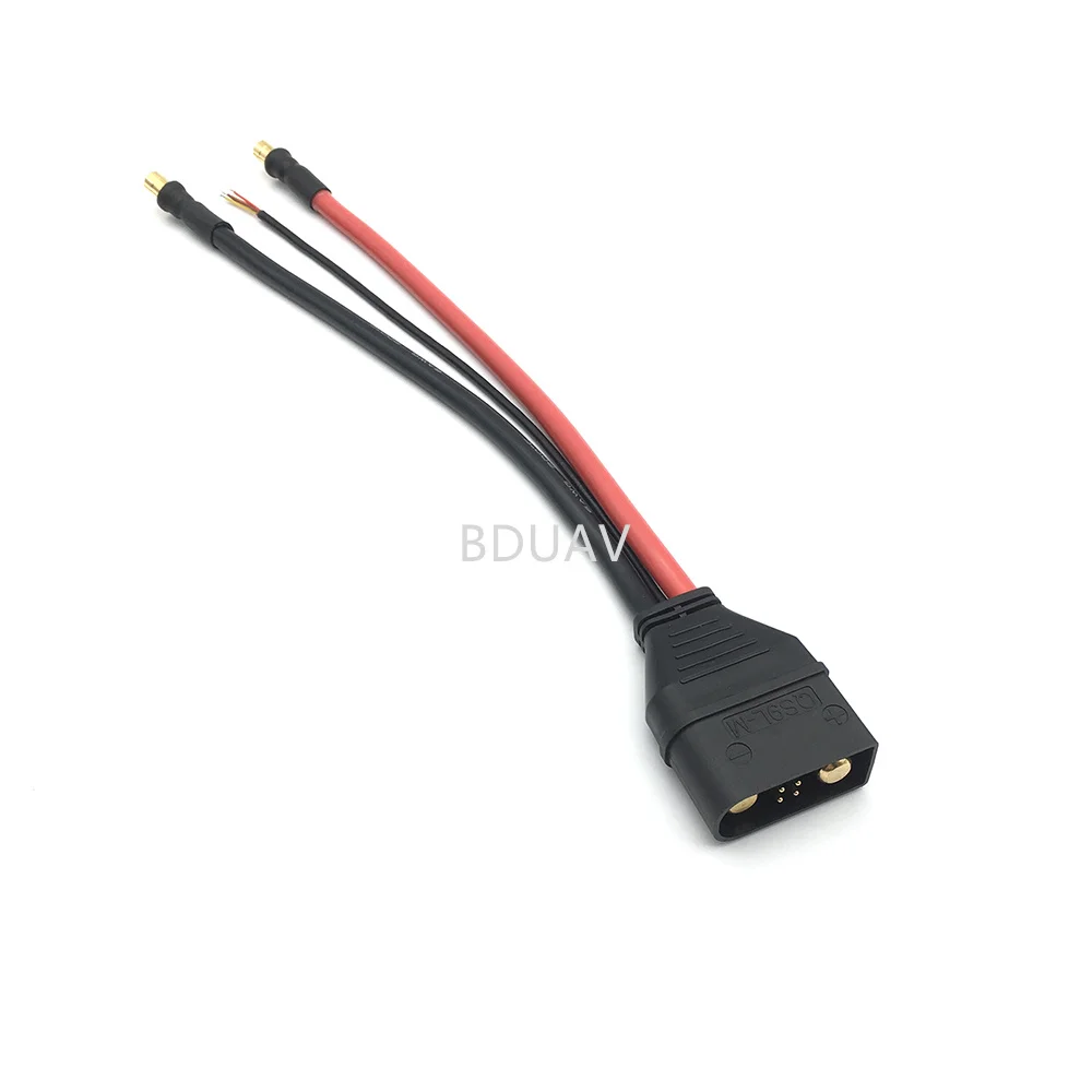 

1PCS QS9L and 8mm banana head power cord connectors line are used For Agricultural UAV Frame G630/G620/G420