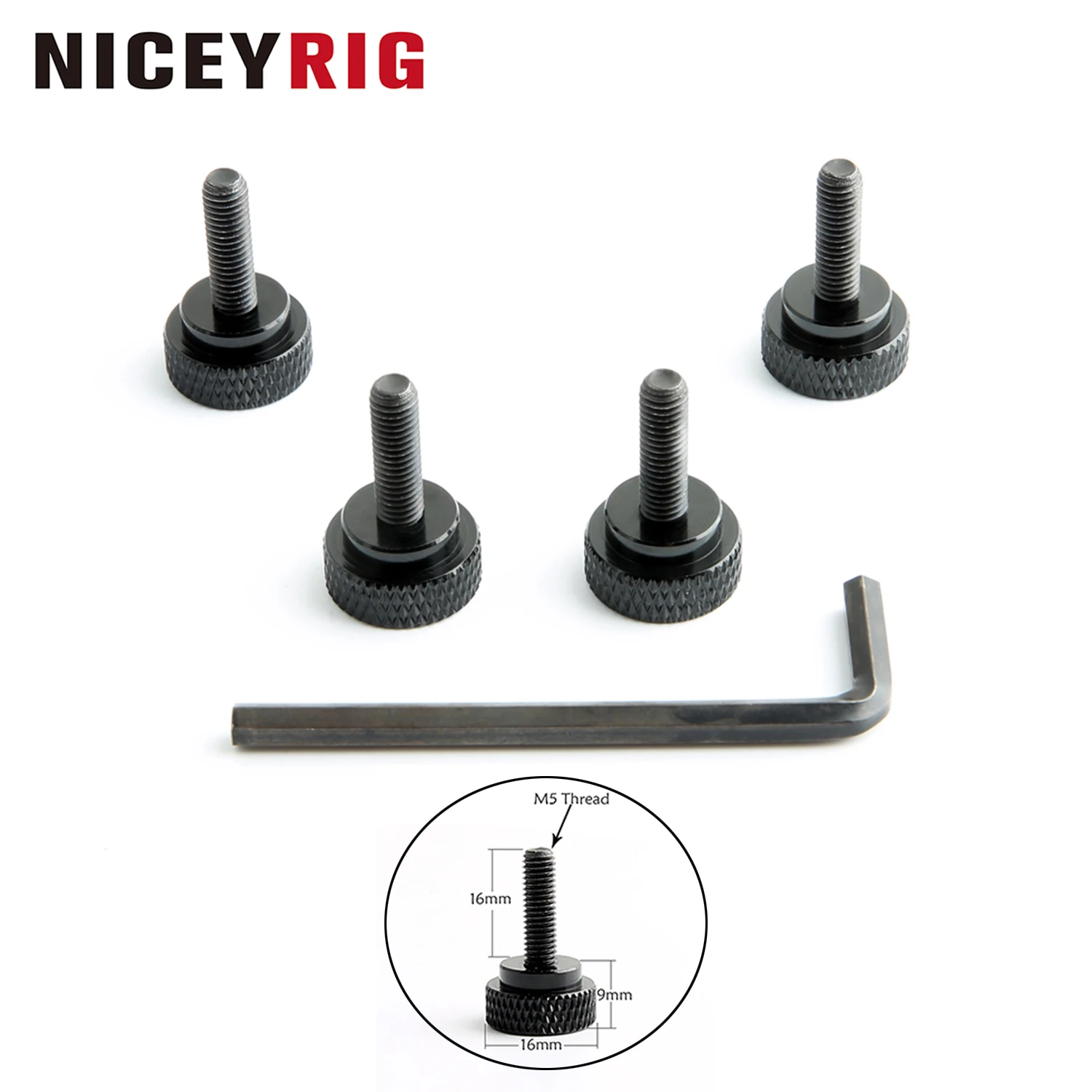 

NICEYRIG M5x16mm Hand Screw Adapter