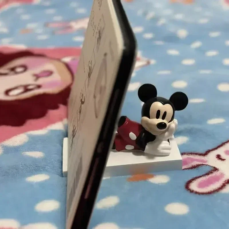 

Disney Mickey Mobile Phone Holder Resin Desktop Model Ornaments Home Supplies Accessories Decoration Birthday Gifts Toy