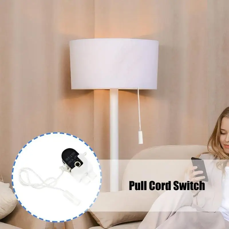 

652F Прочный шнур освещения, аксессуары для переключателей для потолочных настенных светильников, упаковка из 4 шт.