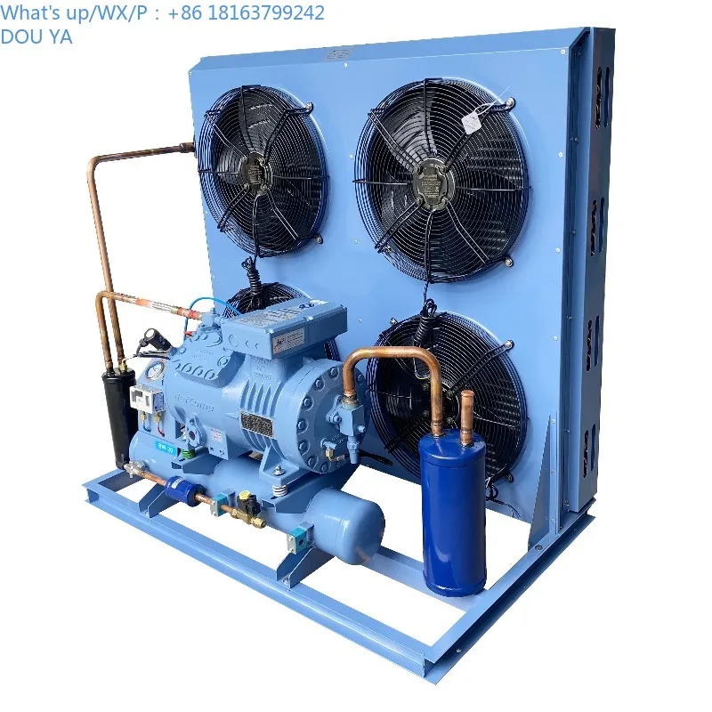 Factory High Accuracy H Type Compressor Refrigeration Semi Hermetic Condensing Unit for Cold Room