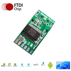 FTDI USB to UART TTL Logic Level Changer TTL 232R 3V3 PCB for ATX IPC ARM SBC PLC Program Control Flash DIY Kits