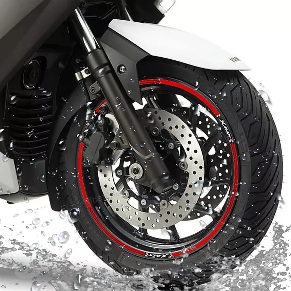

Reflective Motorcycle Wheel Sticker Rim Decal Hub Stripe Tape Accessories For YAMAHA X MAX scooter XMAX 125-250-300