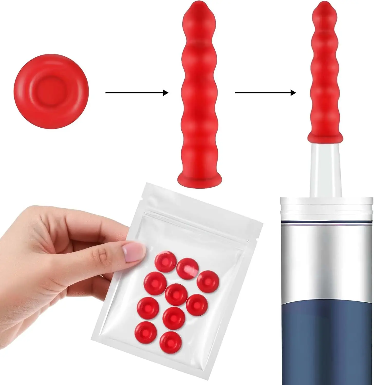 Bouchons de scellage de tubes de calfeutrage 10/20/30 pièces – Scelleuses de pointe de pistolet de calfeutrage réutilisables pour la protection des tubes ouverts (ajustement universel)