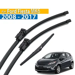 Erick's Wiper Front & Rear Wiper Blades Set For Ford Fiesta 6 2008 - 2016 Windshield Windscreen Window Brushes 26