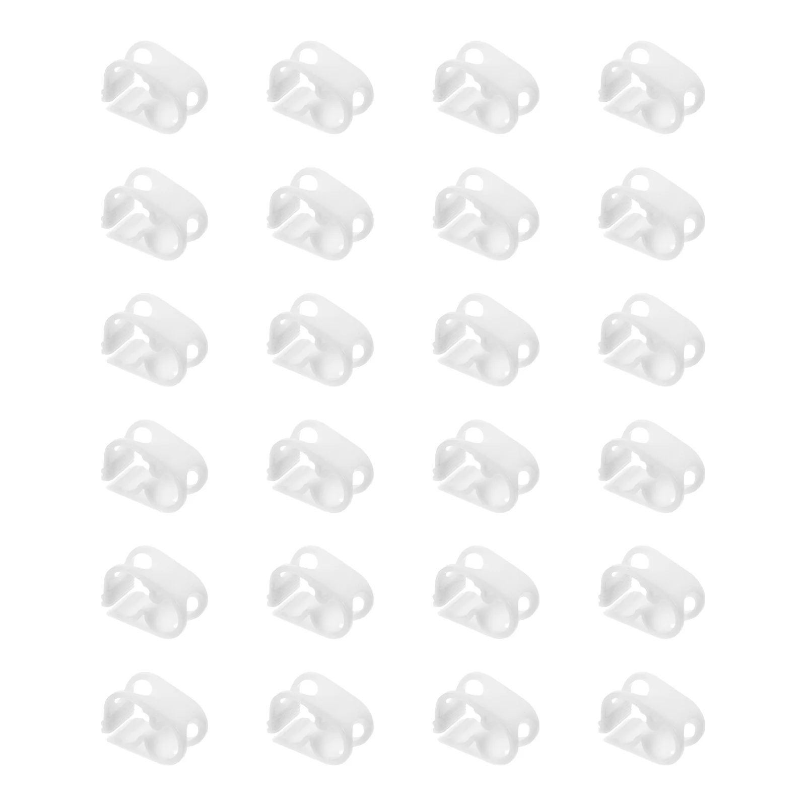 

24Pcs Adjustable Hose Clamp Tube Clips Flow Control Shut Off Clamp Plastic Tubing Clip for Aquarium Infusion Bottle