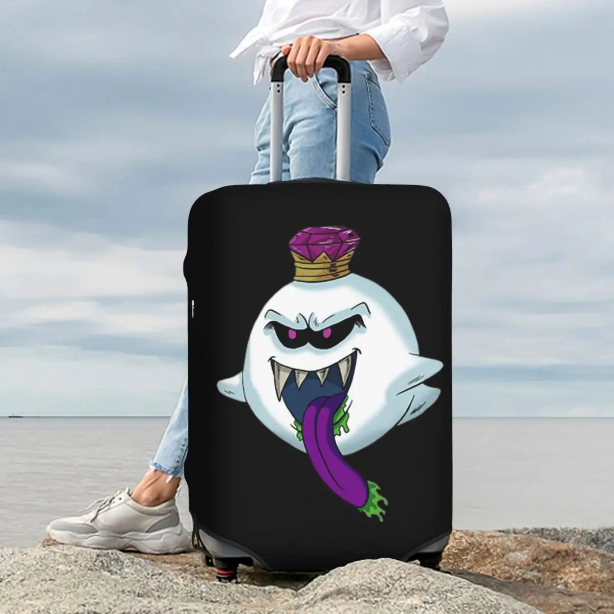 

King Boo Suitcase Cover Protection Elastic Travel Luggage Protector Covers for 18-32 Inch