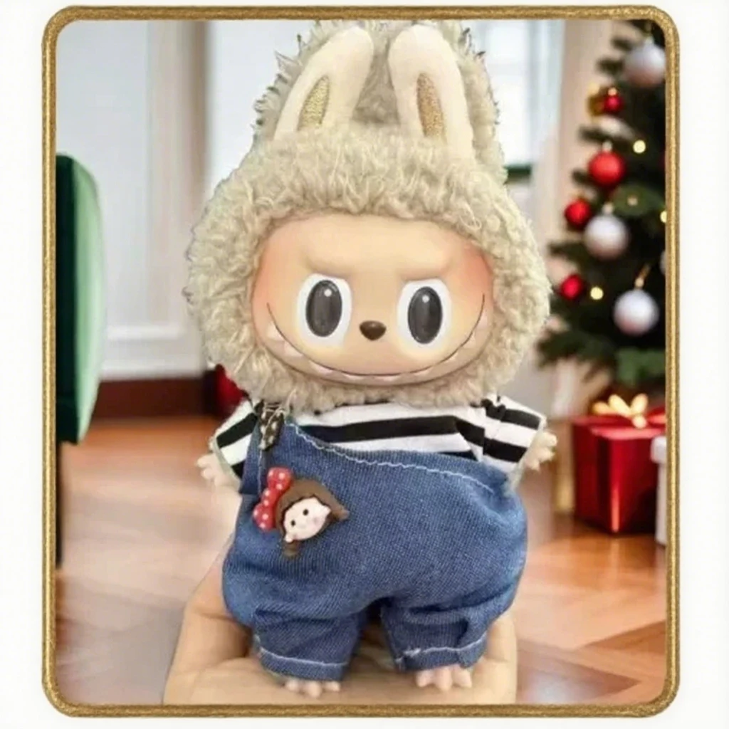

Аниме labubu, одежда для кукол, модные комбинезоны, Labubu Idol The Monsters, виниловая кукла, аксессуары для одежды, 15/17 см, универсальная кукла