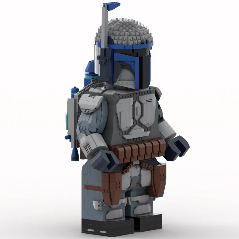 2486 قطعة MOC جانغو فيت Megafigure ستار معركة نموذج اللبنات العمارة الإبداعية لعبة فكرة هدية الكريسماس التعليم الاطفال #5