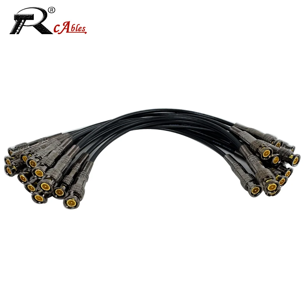 Full Copper HD Analog Coaxial Surveillance Video Coaxial Cable 75-3 Extended Extended Male and Female BNC/Q9 Conversion Cable