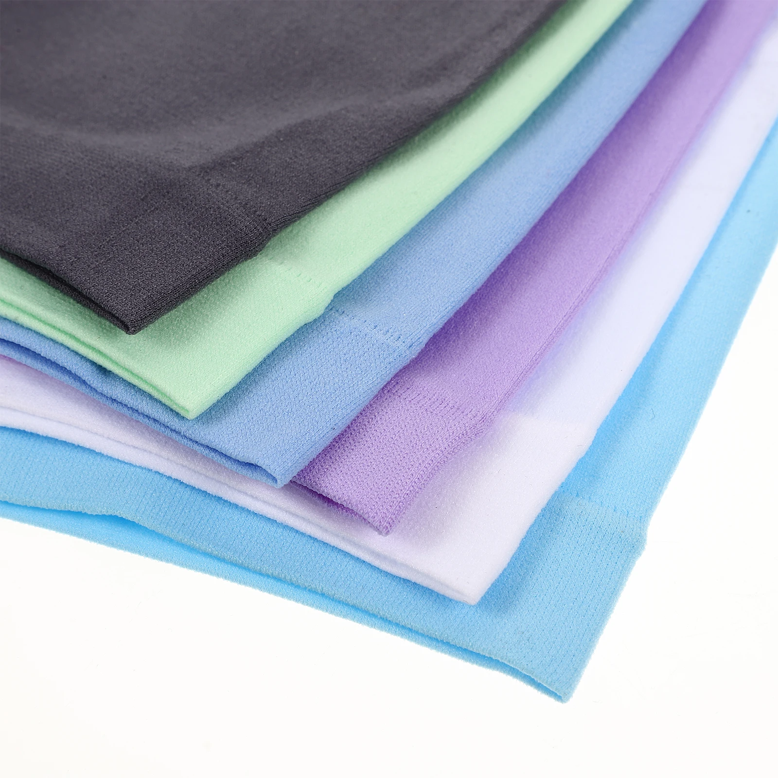 6 pares de mangas de hielo degradadas, 3 juegos, cubiertas para brazos de verano, color gris poco profundo, gris oscuro, azul y blanco, anti UV, resistente al sol, refrigeración para el antebrazo