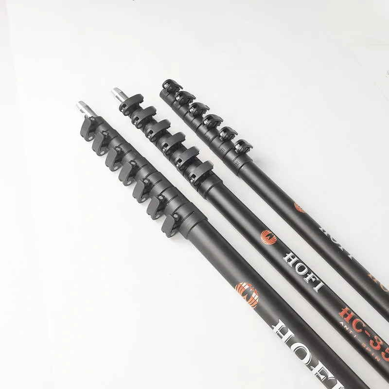 

HOFI Carbon Fiber Telescopic Pole 8ft to 45ft for Swimming Pool Cue Cleaning High Durability and Strength