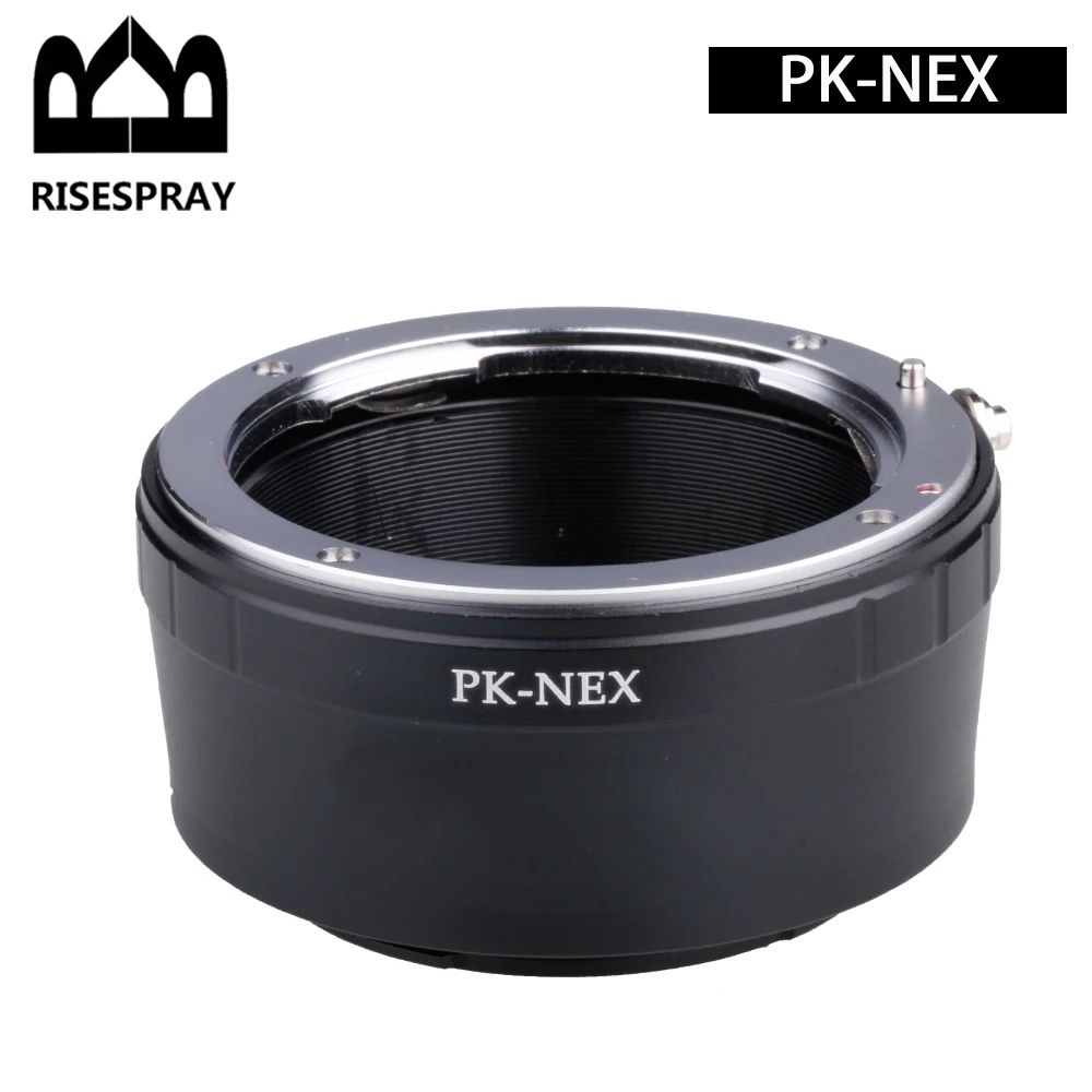 Adaptador de montaje de lente de PK-NEX para Pentax K PK, montaje de lente para Sony E, cámara sin espejo