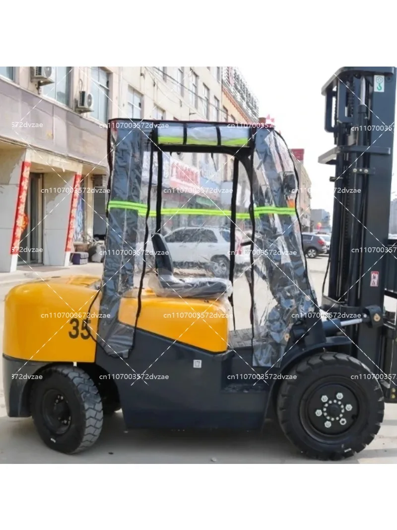 Forklift Rain Cover Car Clothing Thickened Rain Curtain Windshield Awning Suitable Shade