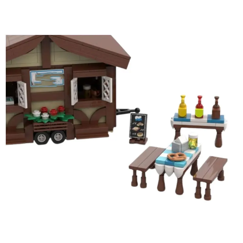 Spot MOC-187089 696 pz Architettura Moderna FAI DA TE Piccole Particelle di Montaggio Building Blocks Puzzle Giocattolo Modello Regalo Set Ornamento