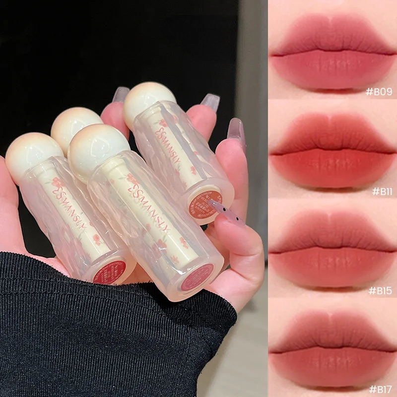 

Lip Glaze Mirror Water Gloss Lip Gloss Matte Not Easy To Fade and Not Easy To Stick Cup Velvet Lipstick