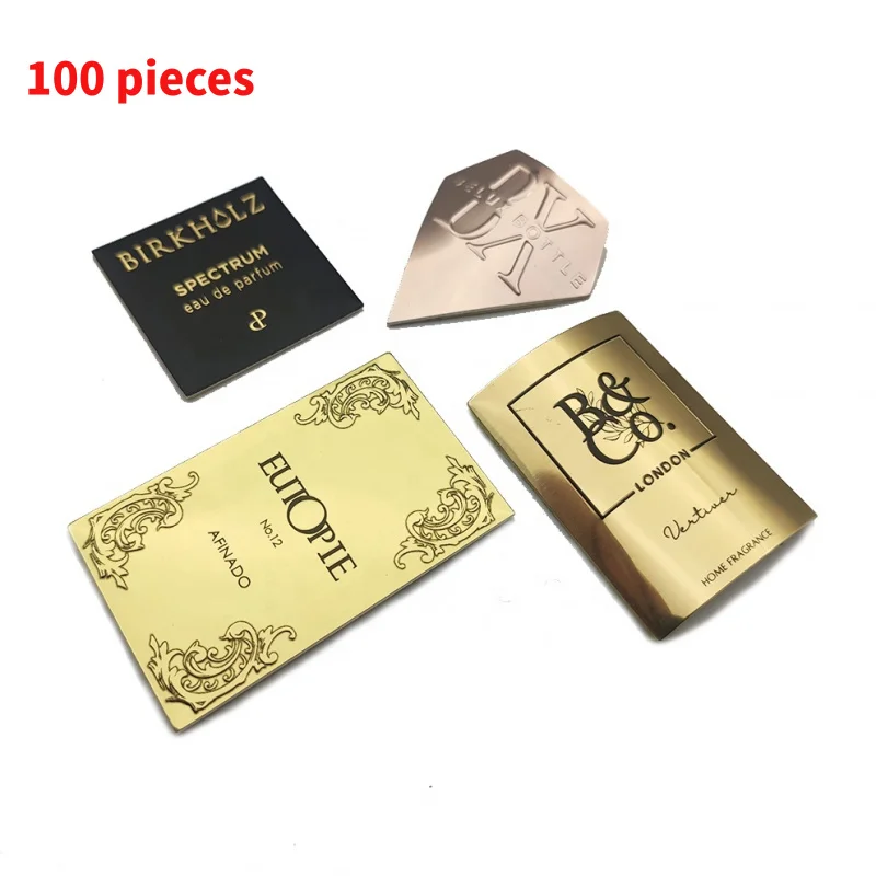 

10 0.Zhang.Custom.Metal Perfume Decals China Manufacture Custom Waterproof Luxury Metal Wine Liquor Perfume Bottle Label Sticker