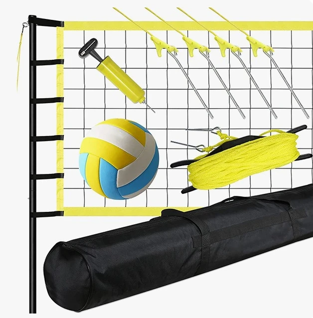 

Portable volleyball net volleyball net competition training net outdoor beach folding sports net