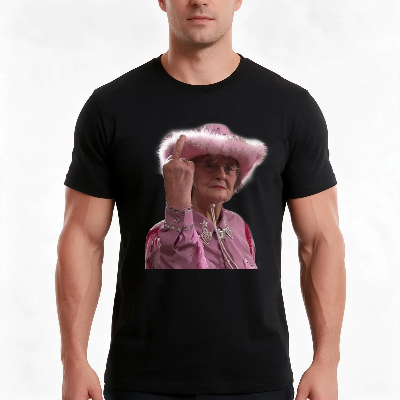 Doris Gavin & Stacey Middle Finger T-Shirt, Summer Casual Cotton Tee, Oversized Streetwear Tops, Vintage Graphic Print