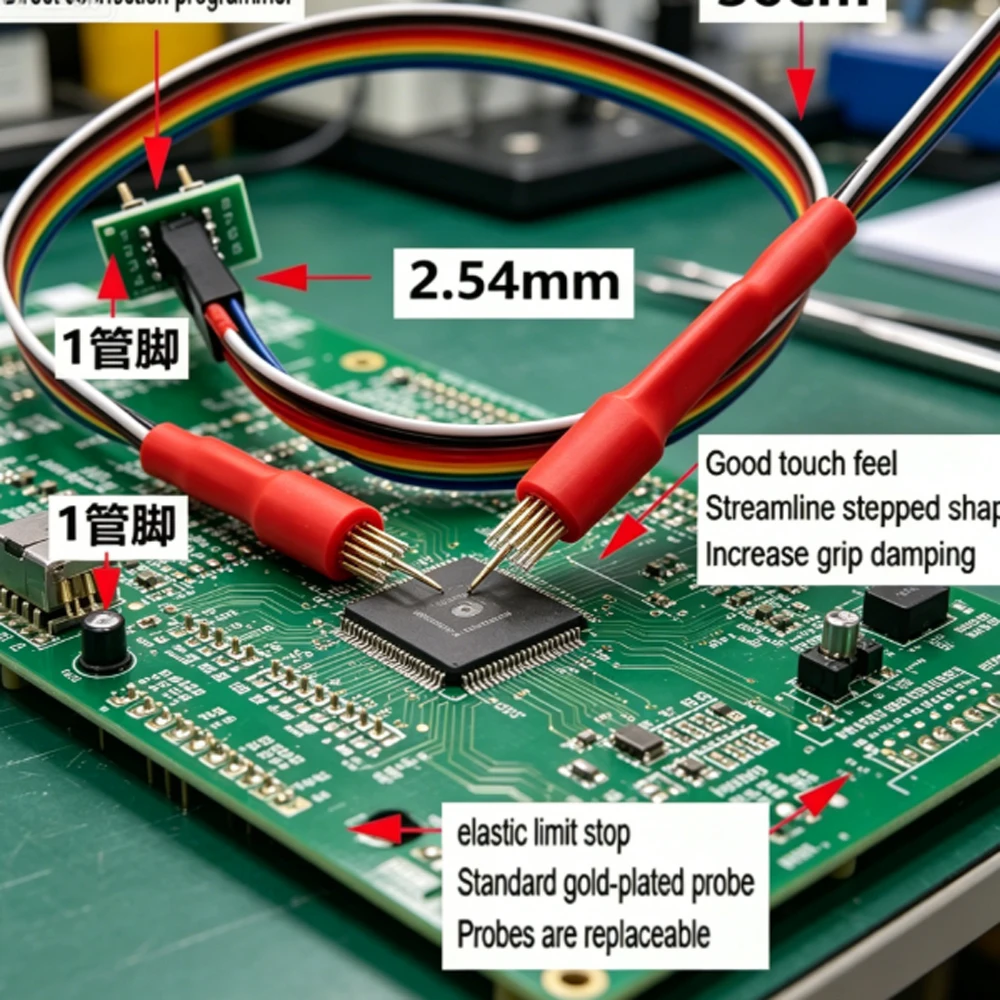 Gantry clip BIOS Programming Clip Memory Chip Read and Write Programming Pin Octagonal Spring Pin SOP8 WSON8